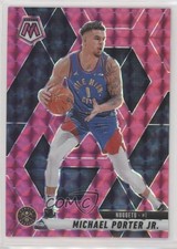 2024-25 Panini Mosaic Pink Mosaic Prizm 76/175 Michael Porter Jr #128 1i7s