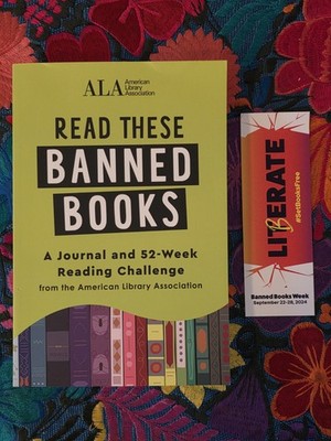 Read These Banned Books: A Journal and 52-Week Reading Challenge w.FREE Bookmark