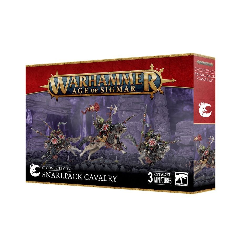 SNARLPACK CAVALRY gloomspite gitz KAVALIERI DEL RINGHIABRANKO warhammer AGE OF S