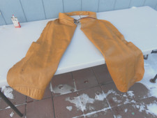 Western Cowboy Smooth Leather Show Chaps 32-40" Waist 37" Length