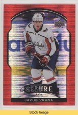 2020-21 Upper Deck Allure Red Rainbow Jakub Vrana #54 READ 6f8