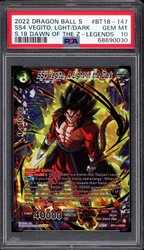 SS4 Vegito, A Light in the Dark - BT18-147 Secret Rare Dawn of the Z-Legends