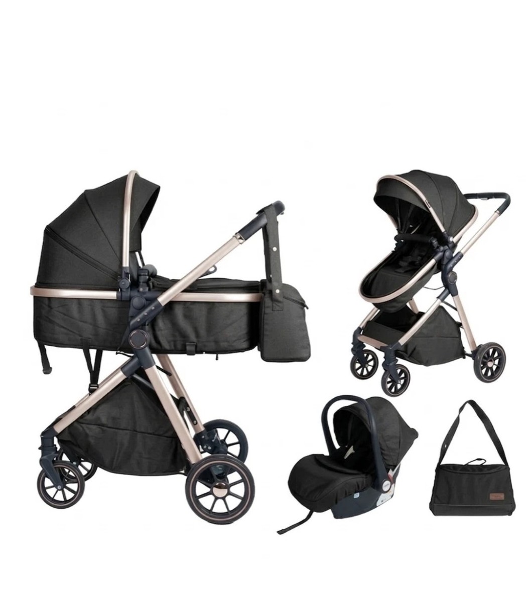 Newborn Baby Pram Pushchair Buggy Stroller 3in1 Travel System Car