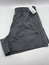 Adidas Train Essentials Woven Shorts Men's Size XL 5" Grey Athletic Shorts New 