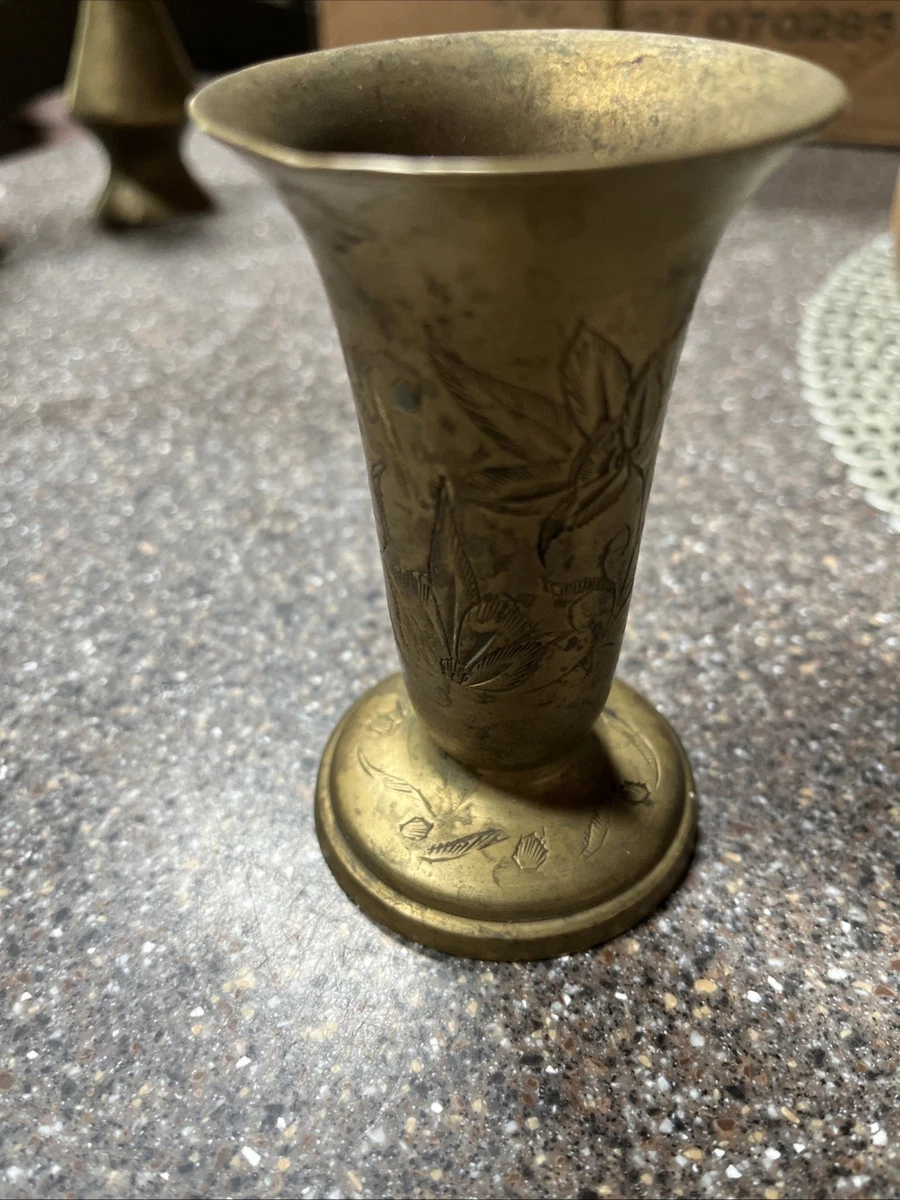 India Brass Vase In Collectible Brass Metalware for sale | eBay