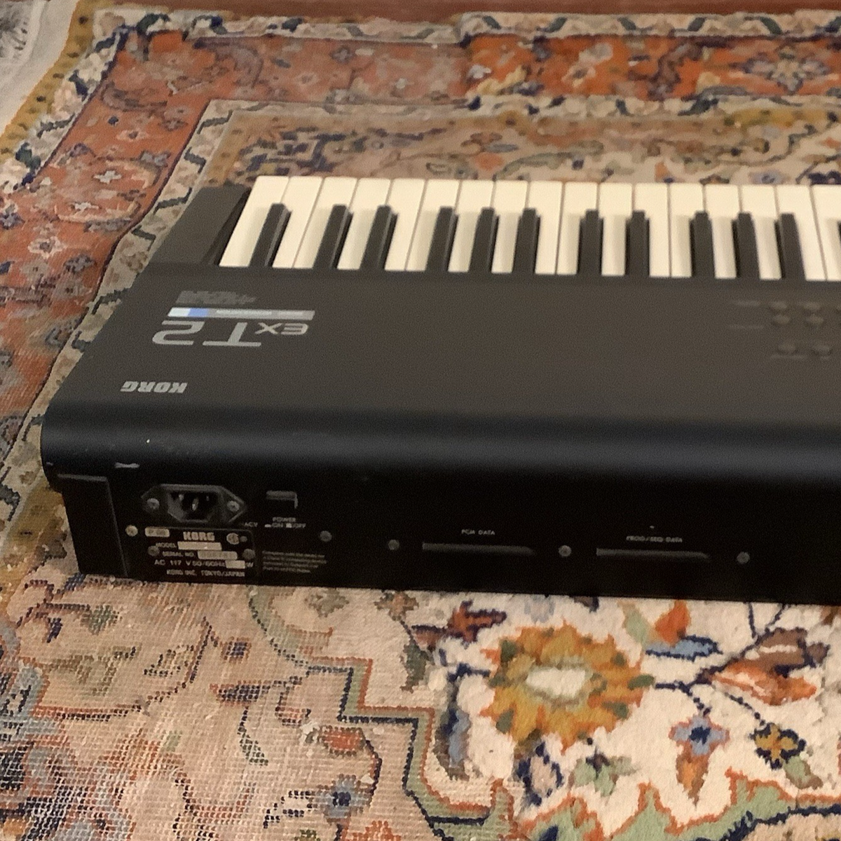 171 KORG ex T2 シンセサイザー 61鍵盤 RARE Korg T2 EX Vintage Synthesizer Keyboard Made in Japan w/Power
