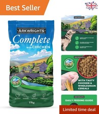 Arkwrights 15 Kg Chicken Dry Dog Food for Active Adult Dogs -  Quality 2.00 per kilo