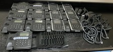 Lot of 13 Polycom VVX300 and VVX411 IP Phones with Handsets and Desk Bases