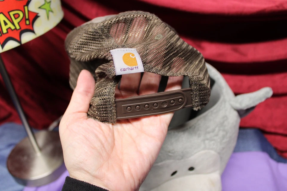 Gorra de pelota Carhartt para hombre Snapback marrón talla única caza camping al aire libre deportes Foto 4 de 4