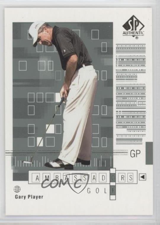 2002 SP Authentic Ambassadors of Golf Gary Player #69SPA 0q3
