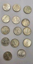 1944-1945 Philippines US Territorial 10 Centavos Silver.Lot Of 15.UNCIRCULATED.
