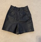 Vintage Leather Shorts Size S — photo 1