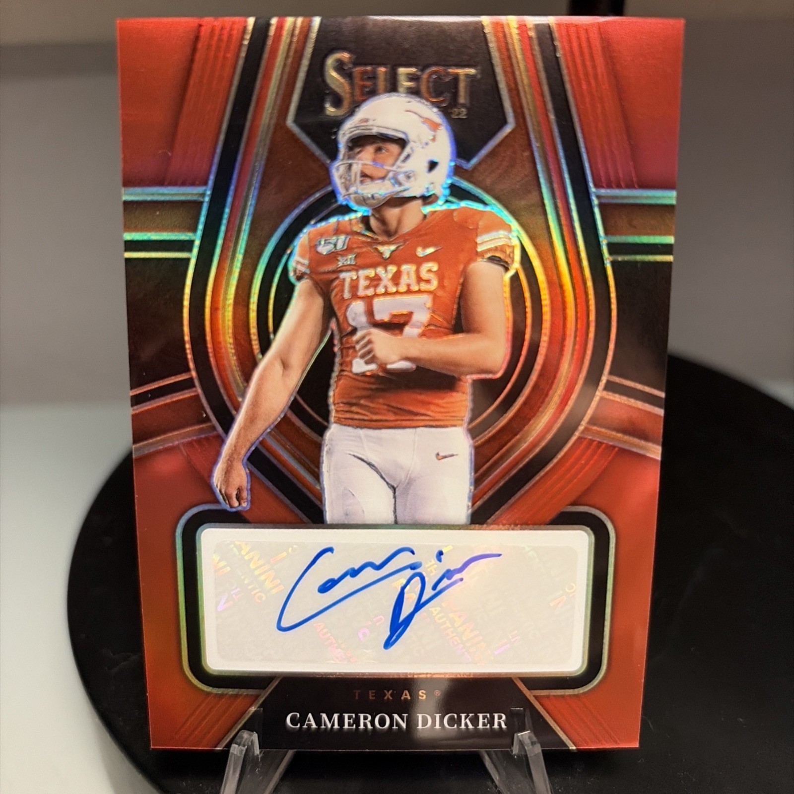 2022 Select Draft Picks Rookie Signatures Cameron Dicker #RS-CDI