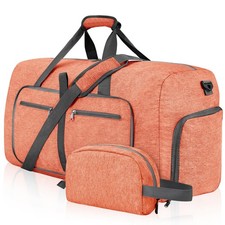 85L Duffle Bag with Shoes Compartment, Foldable Waterproof Travel Duffel Bags...