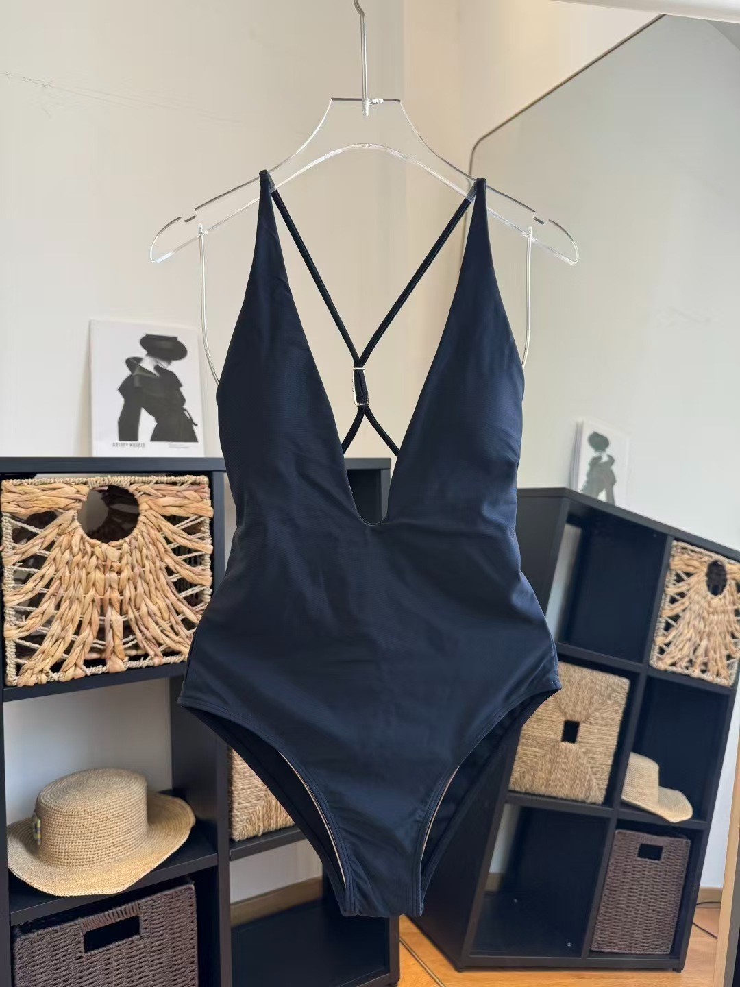 Versace Swimsuit Beach Vacation Swimming Bikini One-Piece Women's Size L