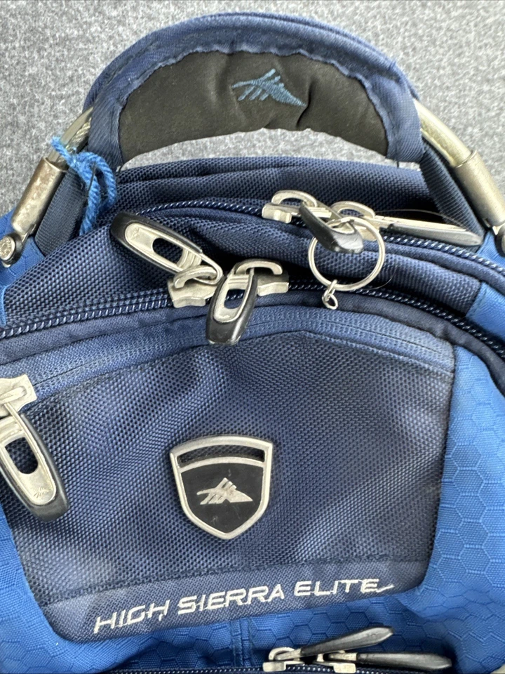 Mochila de negocios High Sierra Elite - azul - refrigerada por flujo de aire - correa de suspensión - computadora portátil Foto 2 de 4