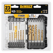 DeWalt 23 Piece Pilot Point Titanium Nitrile ...
