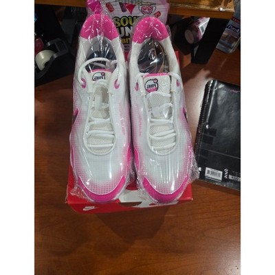 Nike Air Max Nova GS White Black Laser Fuchsia Sneakers FN4446-101 Size 7Y
