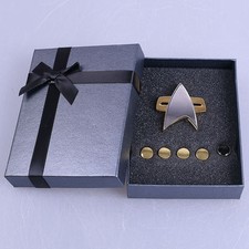 Insignia Voyager Comunicador Pin Rango Pin Set Broches Regalo