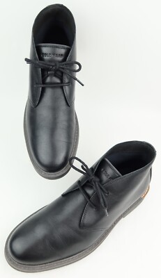 Cole Haan Go To Lace Chukka Boots Black Leather Mens 9 M  display picture 2