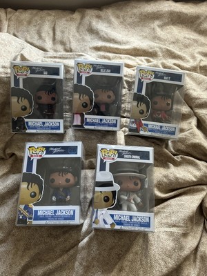 Funko Pop Rock Michael Jackson Komplettset Konvolut  SEHR SELTEN AUTHENTISCH gewölbt
