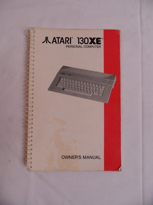 Atari 130XE Personal Computer Owner s Manual ~1985 Vintage