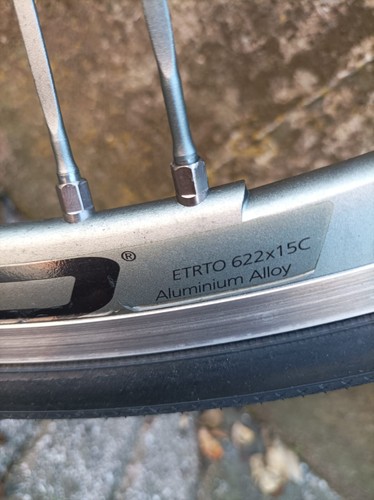 Campagnolo Shamal Ultra road bike aluminum wheels clincher 10s carbon hubs RARE! - Imagen 6 de 10
