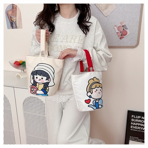 Hand-held Handbag Multi Color Lunch Bag Fashion Commuting Bag Women Girls