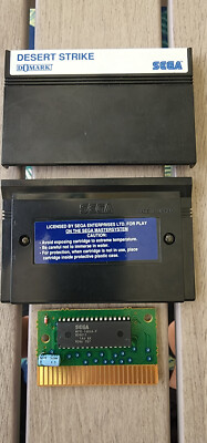 DESERT STRIKE Sur SEGA MASTER SYSTEM - Jeu Complet En Très Bon état