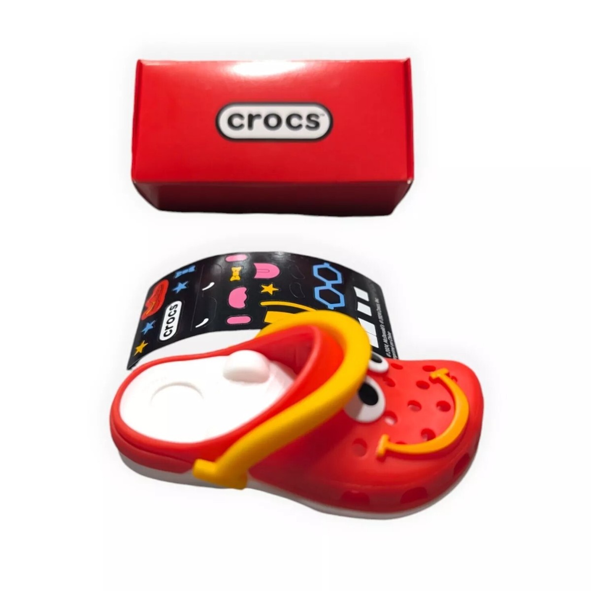 海外限定 マクドナルド クロックス キーホルダー キーリング 4種 セット 海外限定/アメリカ限定 マクドナルドハッピーセット クロックス