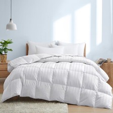 Amazing Down Alternative Comforter  Bedding Sets White Stripes Select Item