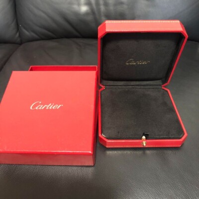 CARTIER Genuine Empty Box Necklace Pendant Storage Box Carry - Main Image