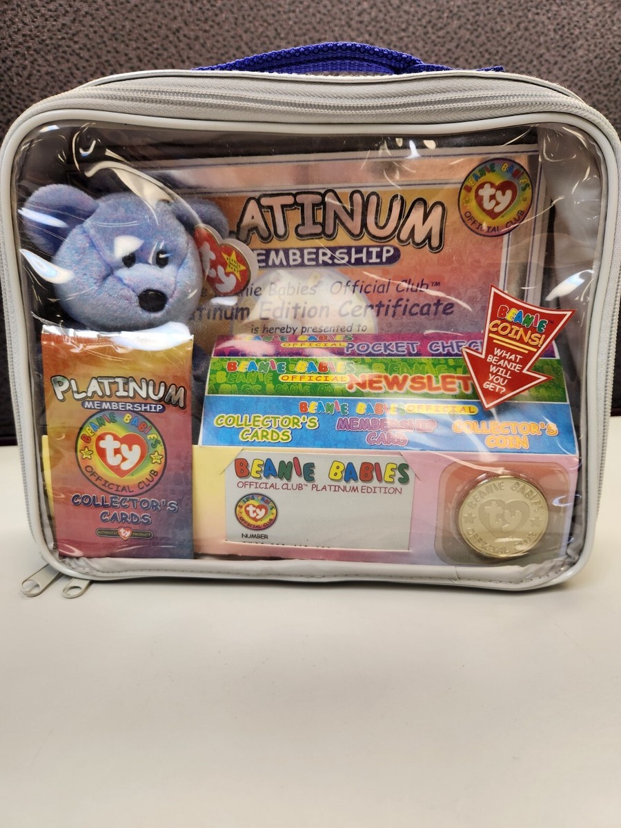 Ty Beanie Babies Platinum Edition Club Kit Clubby II new