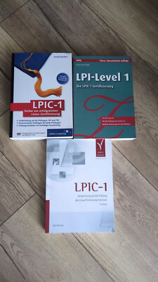 Buchpaket (3 Bücher ) LPI-Level 1  Die LPIC-1-Zertifizierung