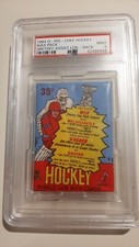 1984-85 o pee chee hockey pack PSA 9 Yzerman rc yr Wayne Gretzky bk w/young guns