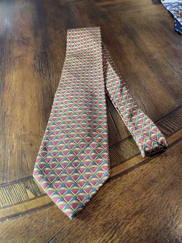 AQUASCUTUM RED HIGH END DRESS SUIT DESIGNER NECKTIE TIE FREE SHIPPING - Picture 2 of 3