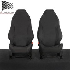 Ford Focus St Recaro Mk2 Front Seat Covers (2005-2010) Black 162 162