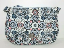 Vera Bradley Saddle Crossbody Bag LISBON MEDALLION Shoulder Bag NWT