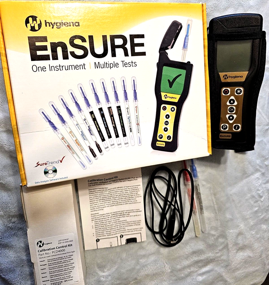 Hygiena Ensure V2 High Sensitivity Hygiene Monitor Luminometer w/ Case