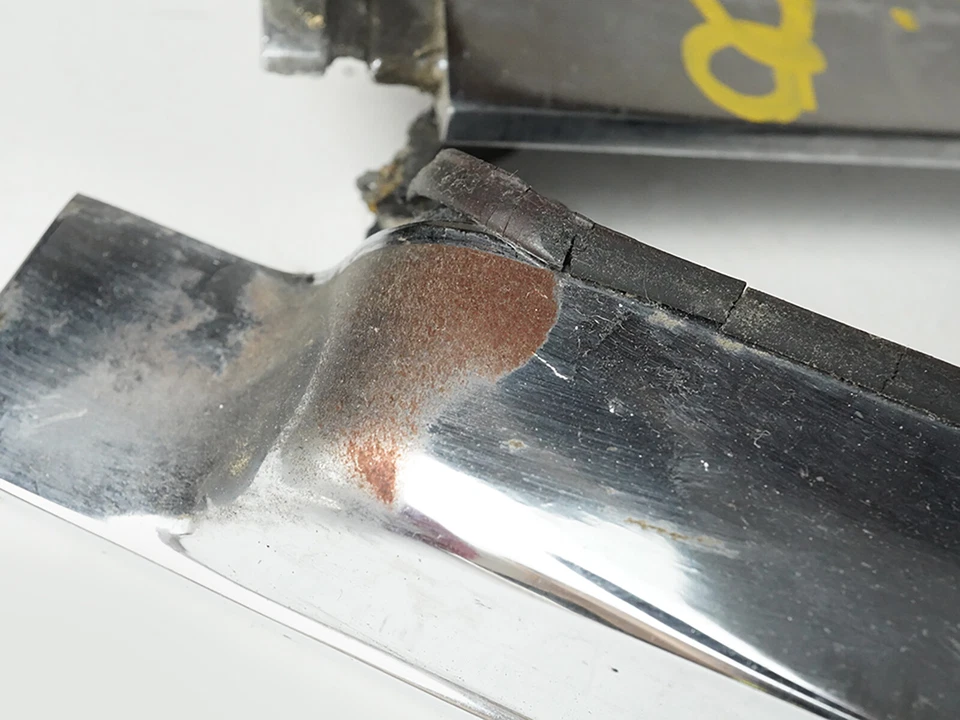 1972 - 1980 Mercedes Benz 450Slc R107 Trunk  Chrome Molding Rear 1076980097 Oem - Image 2 of 4