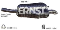 Ernst 056007 EndschalldäMpfer FüR Opel