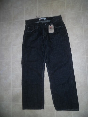 NEW BOYS 550 TAPERED LEG RELAXED FIT DENIM JEANS SZ 10 Husky