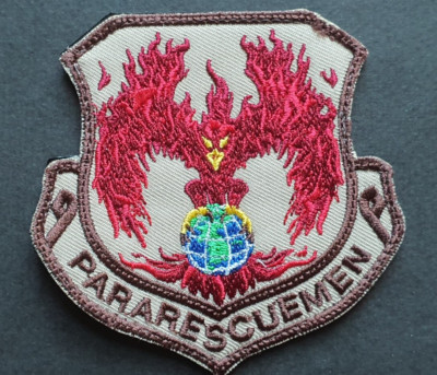 ROKAF SF, Special Air Rescue Team. SART BN / 4th GEN ORIGINAL RARE(Hook on BACK)