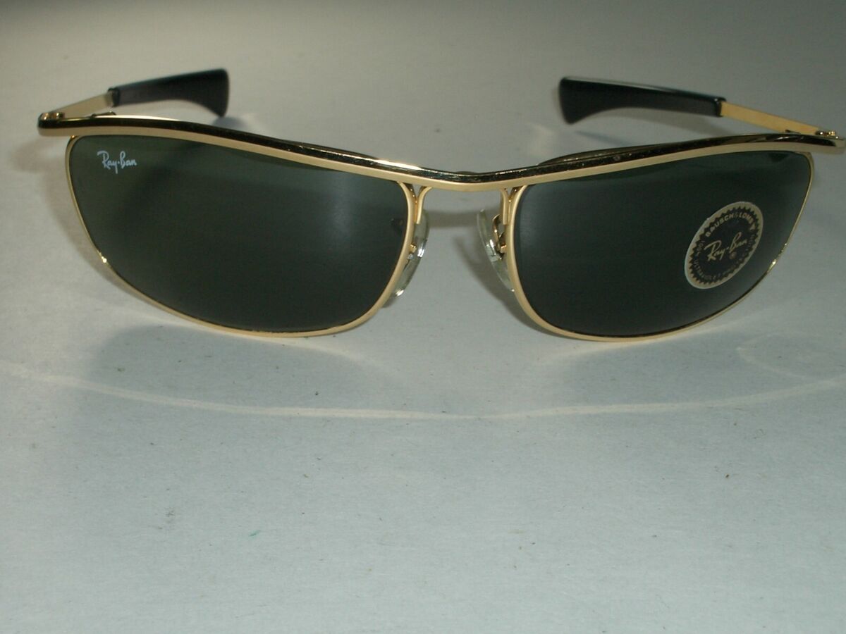 1980s VINTAGE B&L RAY-BAN USA L0255 GEP G15 OLYMPIAN I DLX 1980s VINTAGE B&L RAY-BAN USA L0255 GEP G15 OLYMPIAN I DLX
