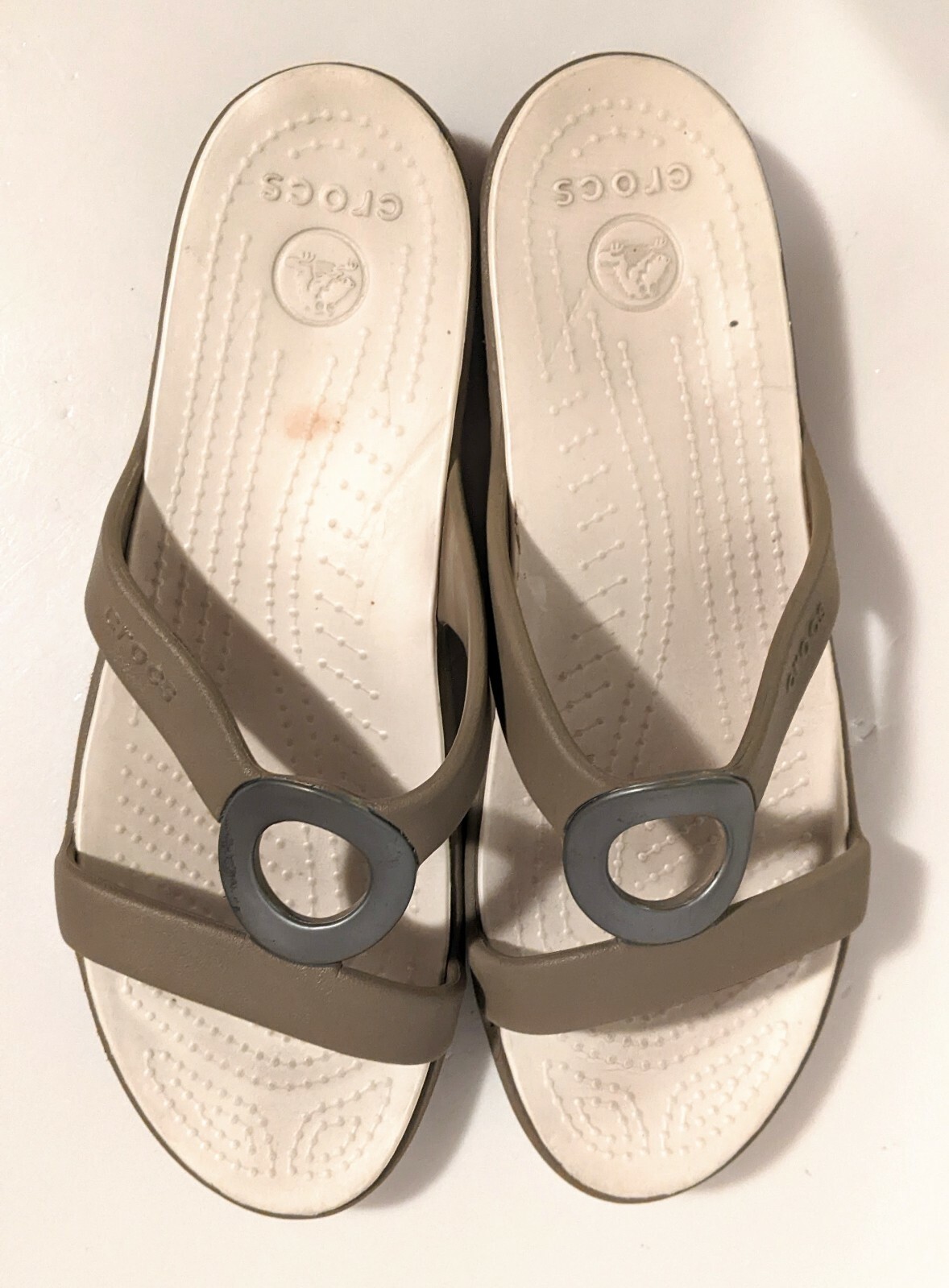 CROCS Comfort Women's Slip On Sandals Size 11 Gem