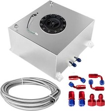 10 Gallon Aluminum Fuel Cell Gas Tankcaplevel Sendernylon Fuel Line Kit