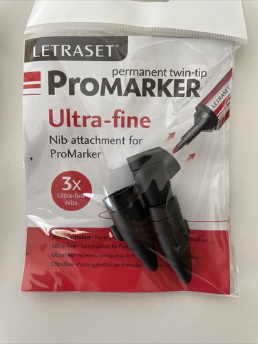 9 Brand New Letraset Ultra Fine Nibs For Letraset ProMarker 3x3 Packs - Picture 4 of 10