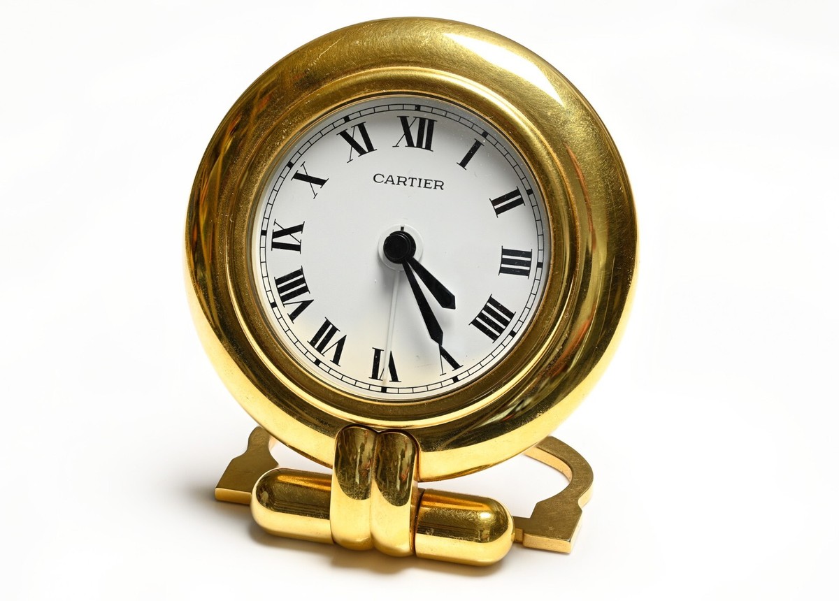 Cartier Colisee Travel Desk Alarm Clock | eBay