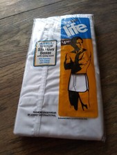 Vintage Jockey Life Suprel Tapered Slim Guy Boxer Shorts Size 38 WHITE NOS