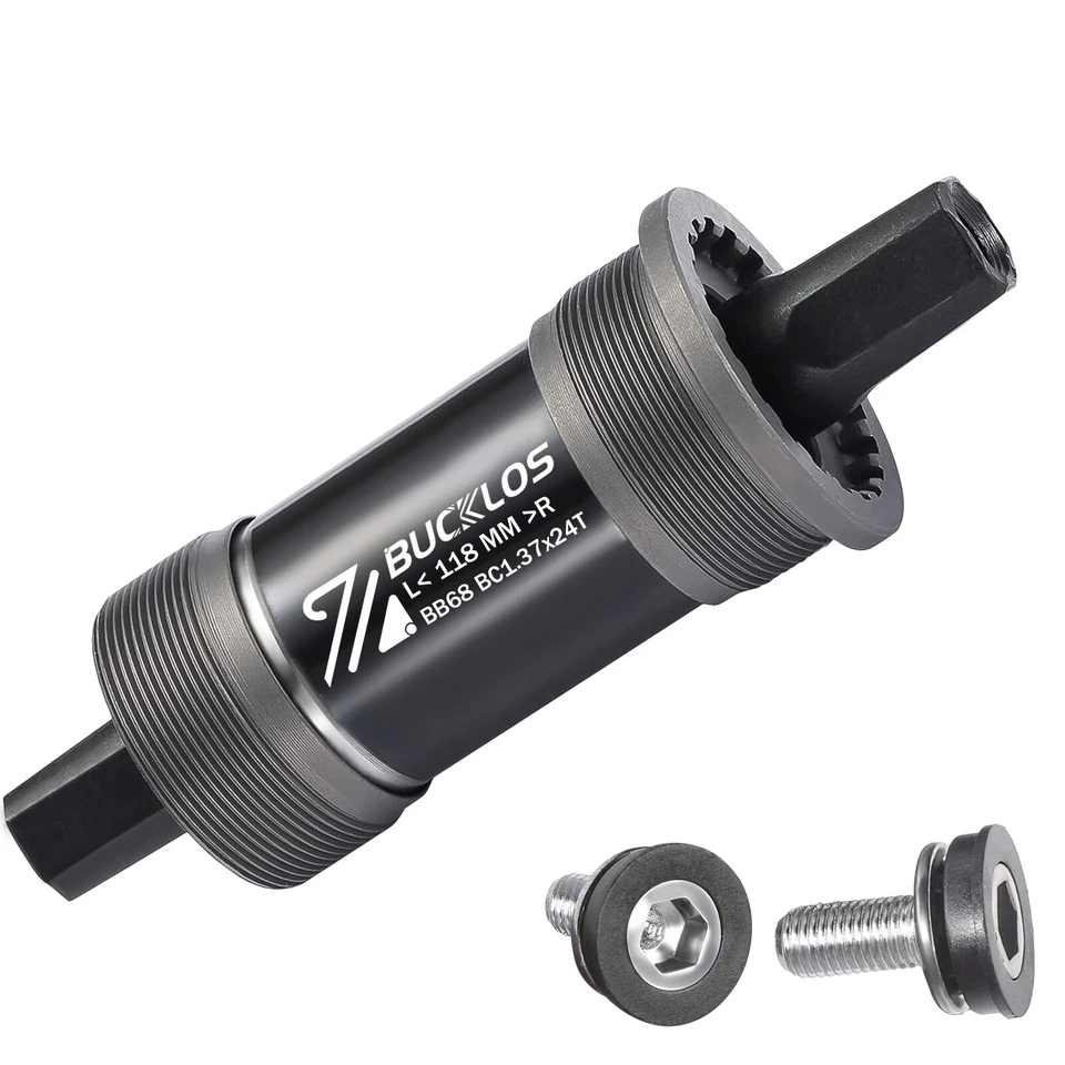 Soporte inferior cónico cuadrado para bicicleta BB68 bicicletas eléctricas de montaña manivela rodamientos sellados Foto 3 de 4